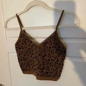 Cheetah print tank